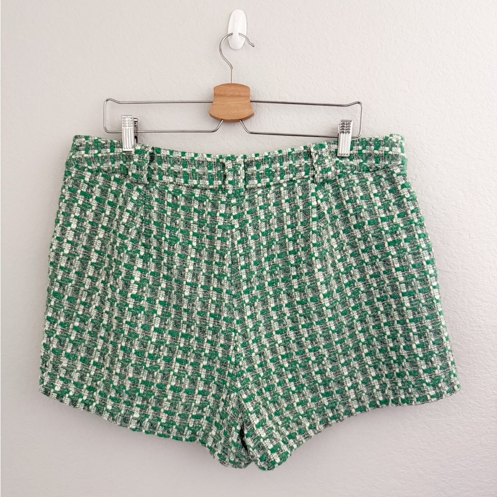 Anthropologie Maeve Tweed Green Shorts - Picture 3 of 9